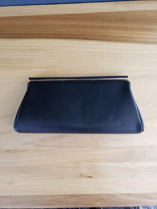 Vintage 60s Black Clutch