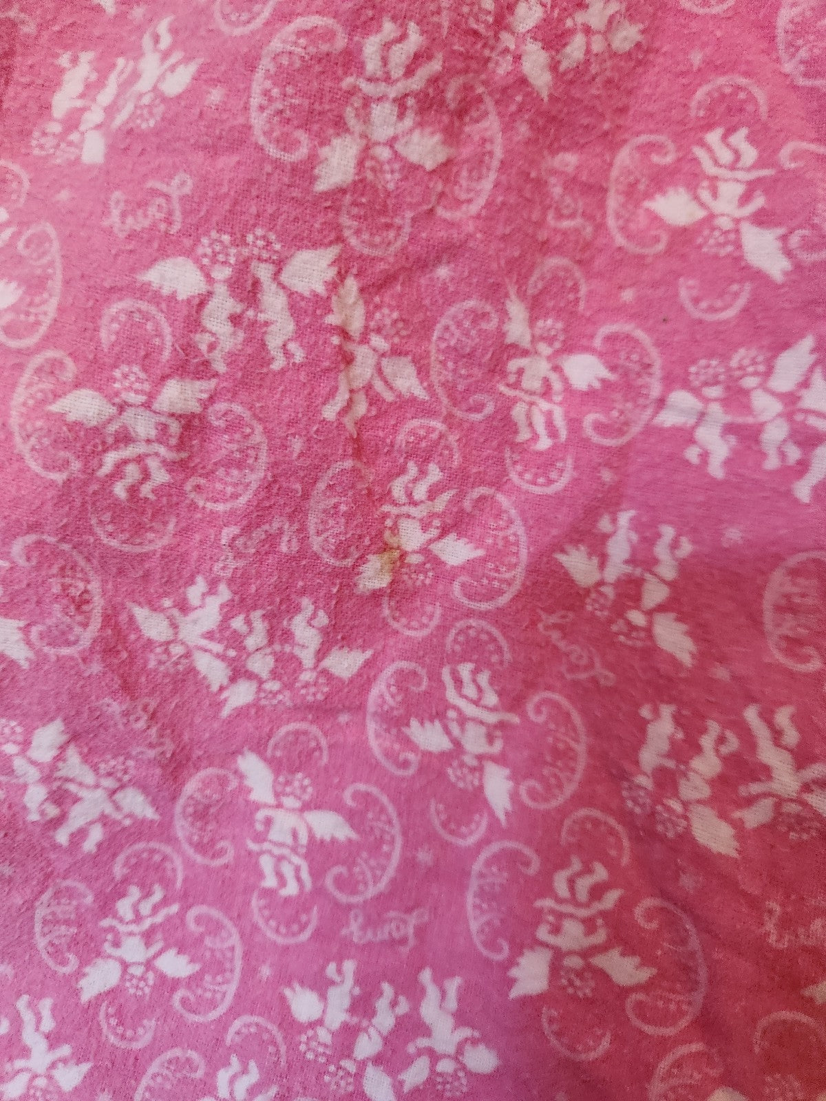 70s/80s Pink Flannel Nightgown