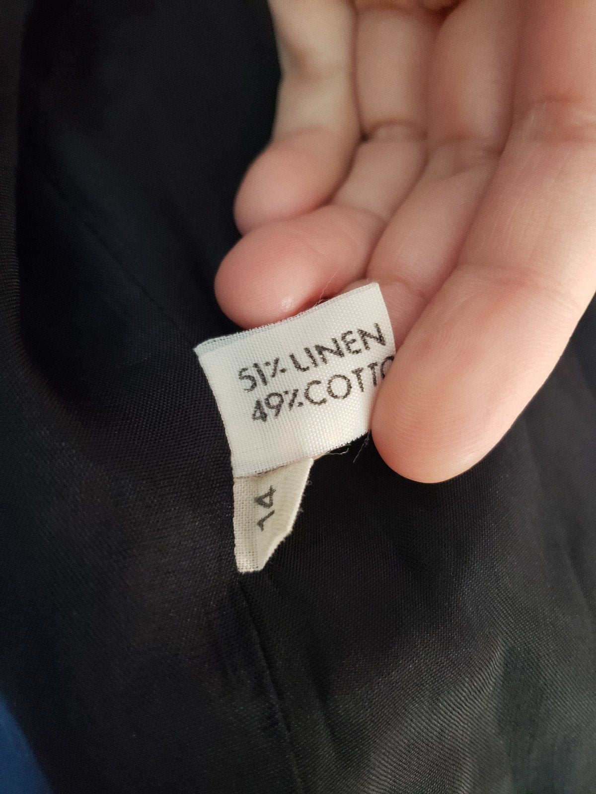 90s Gray Plaid Linen and Cotton Blazer