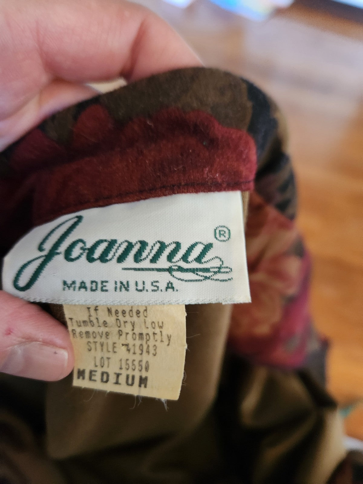 90s Dark Floral Blazer