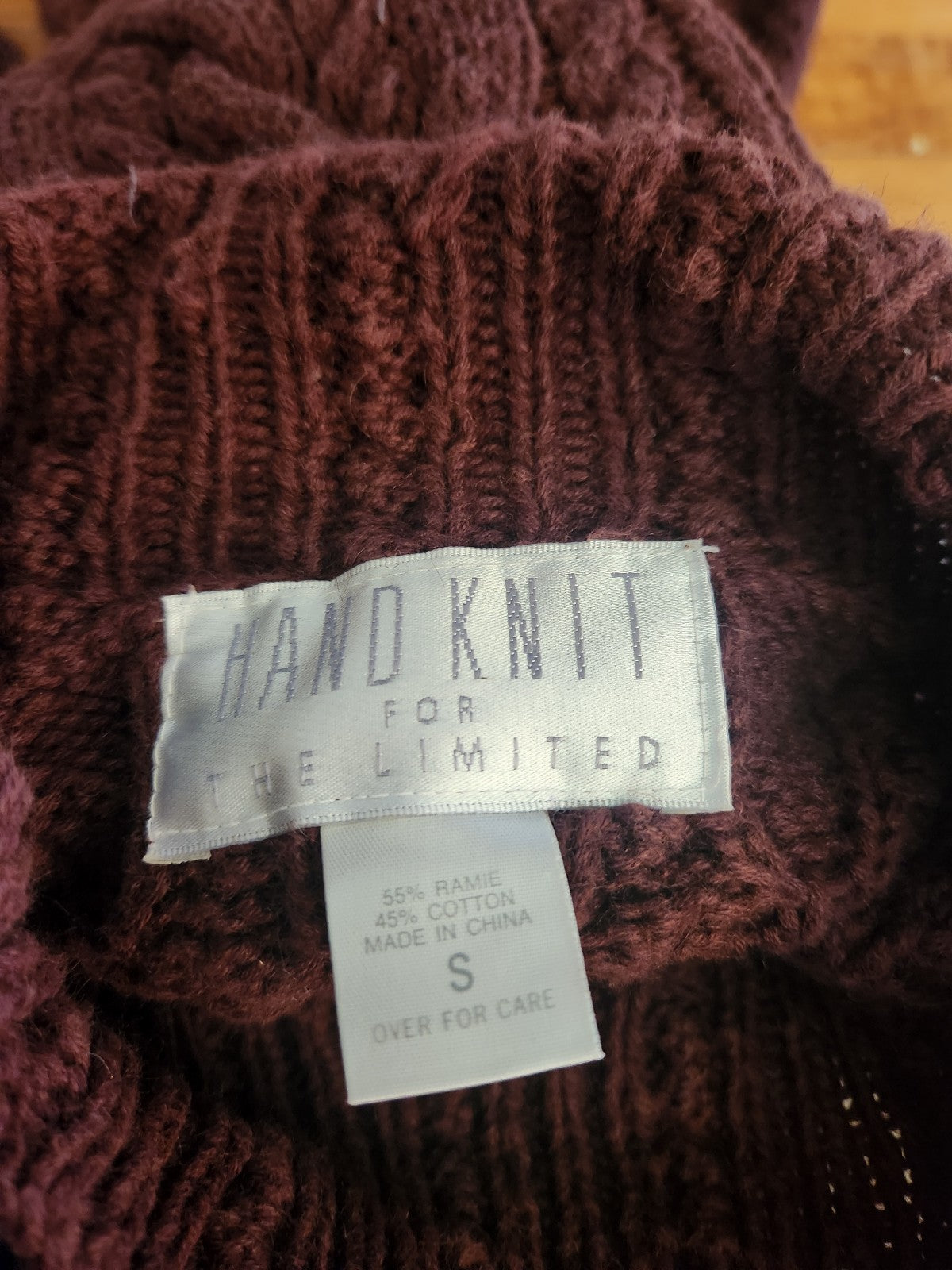 Y2K Brown Cable Knit Sweater