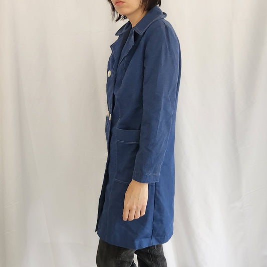 60s/70s Blue Trench Coat