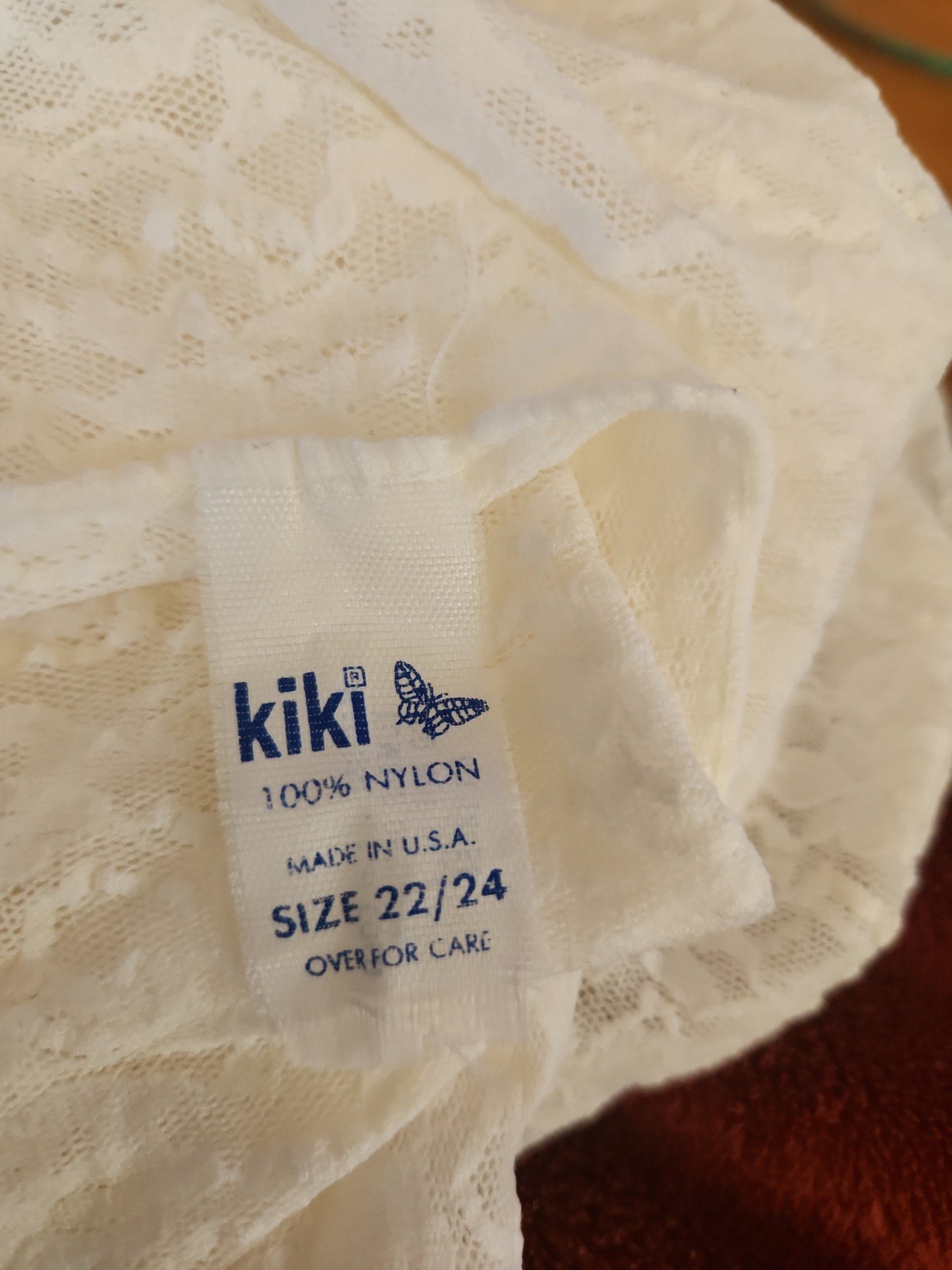 90s White Lace Tank Top