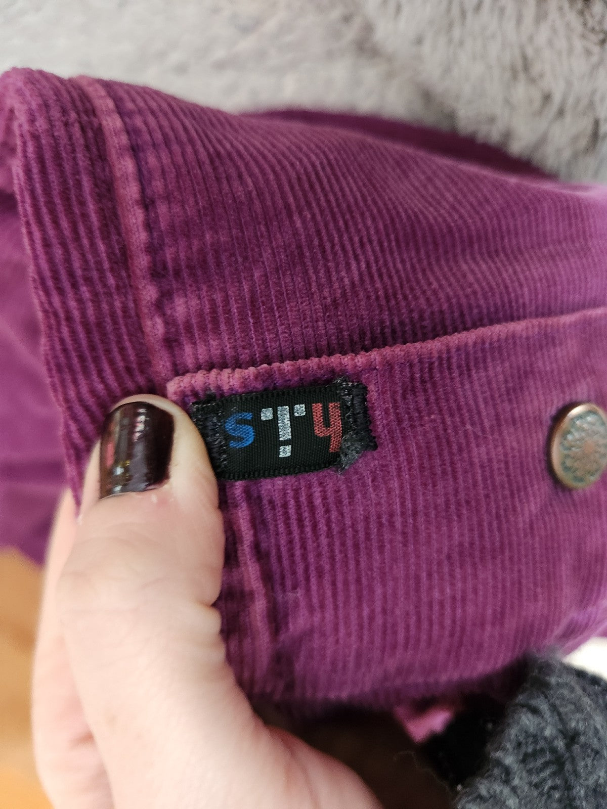 70s Purple Corduroy Pants
