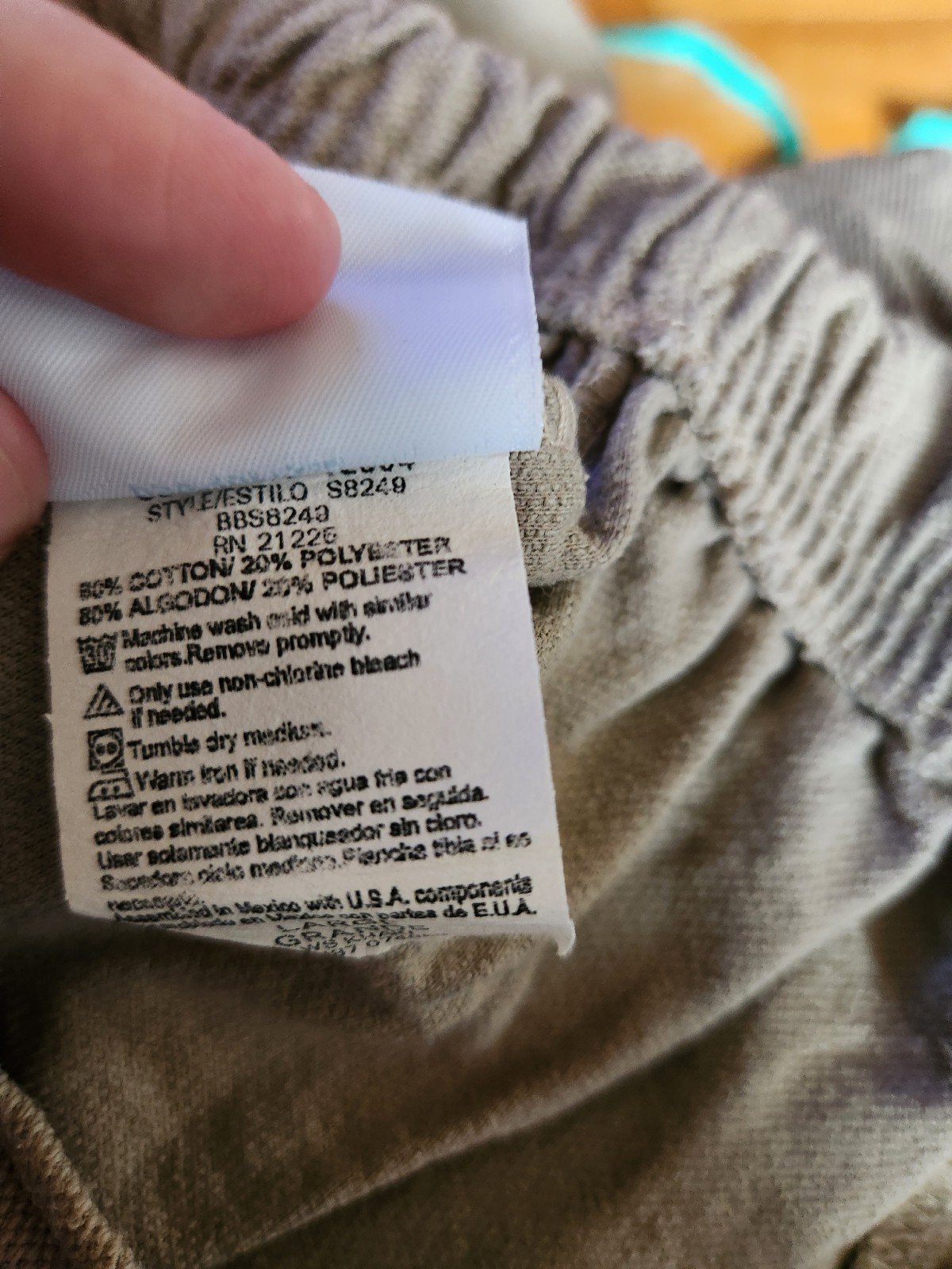 90s Tan Cotton Skort