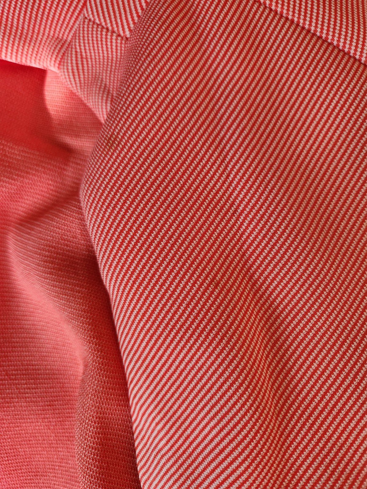 70s Red and White Pinstripe Jacket