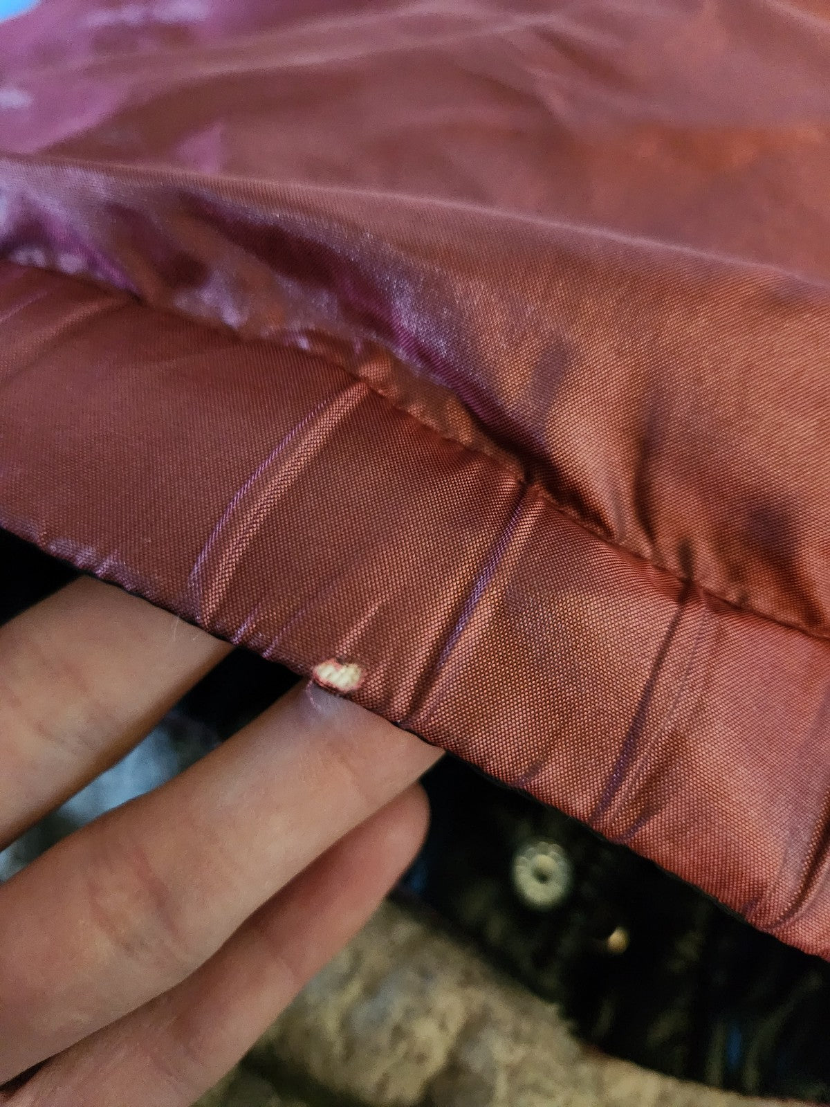 80s Mauve Down Filled Puffer Jacket