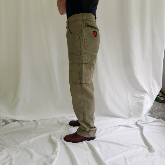 Y2K Wrangler Tan Work Pants