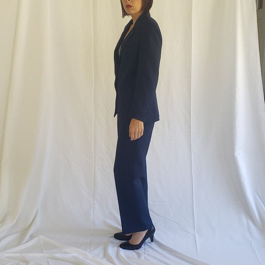 80s/90s Blue Three Piece Suit Set