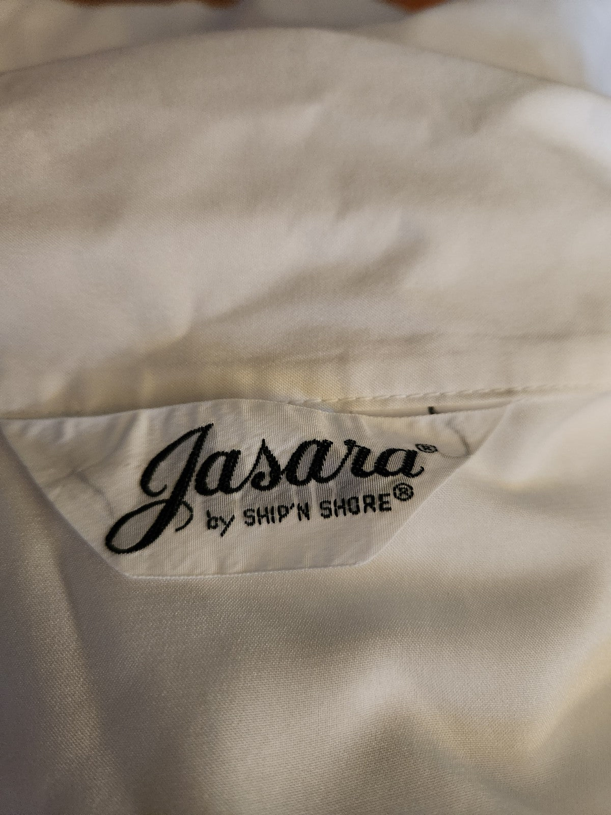 70s White Button Down Short Sleeve Blouse