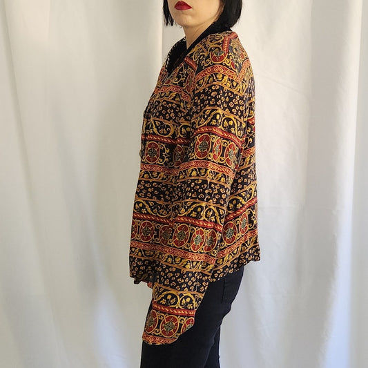 80s Gold, Red, and Blue Jacket