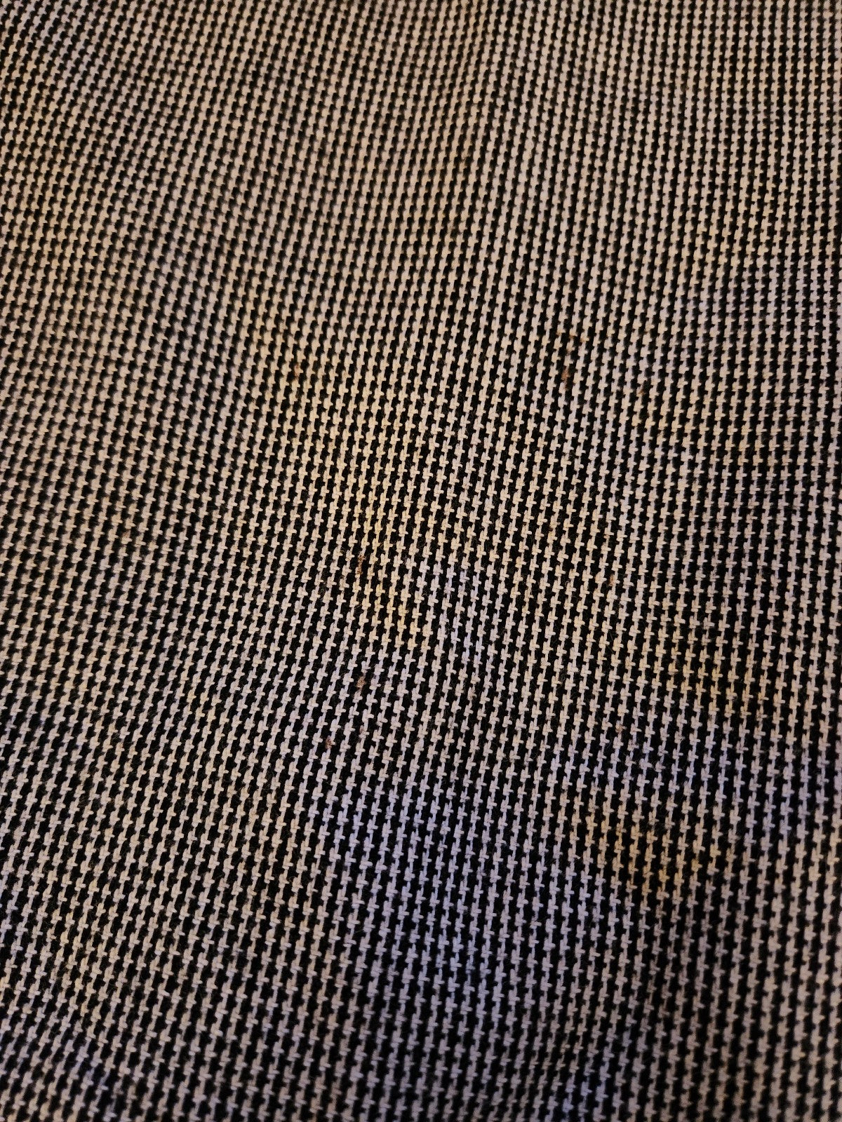 90s Black and White Houndstooth Skirt Suit