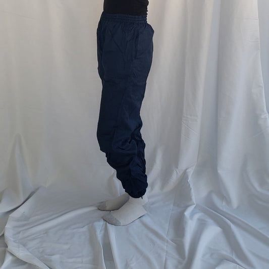 90s Navy Blue Olympic Windpants