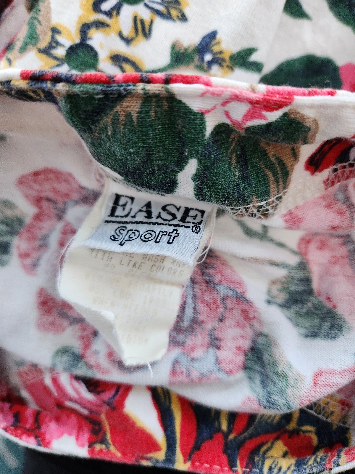 90s Oversize Rose Print Tee