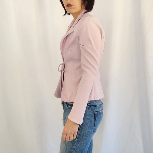 Y2K Pastel Pink Blazer
