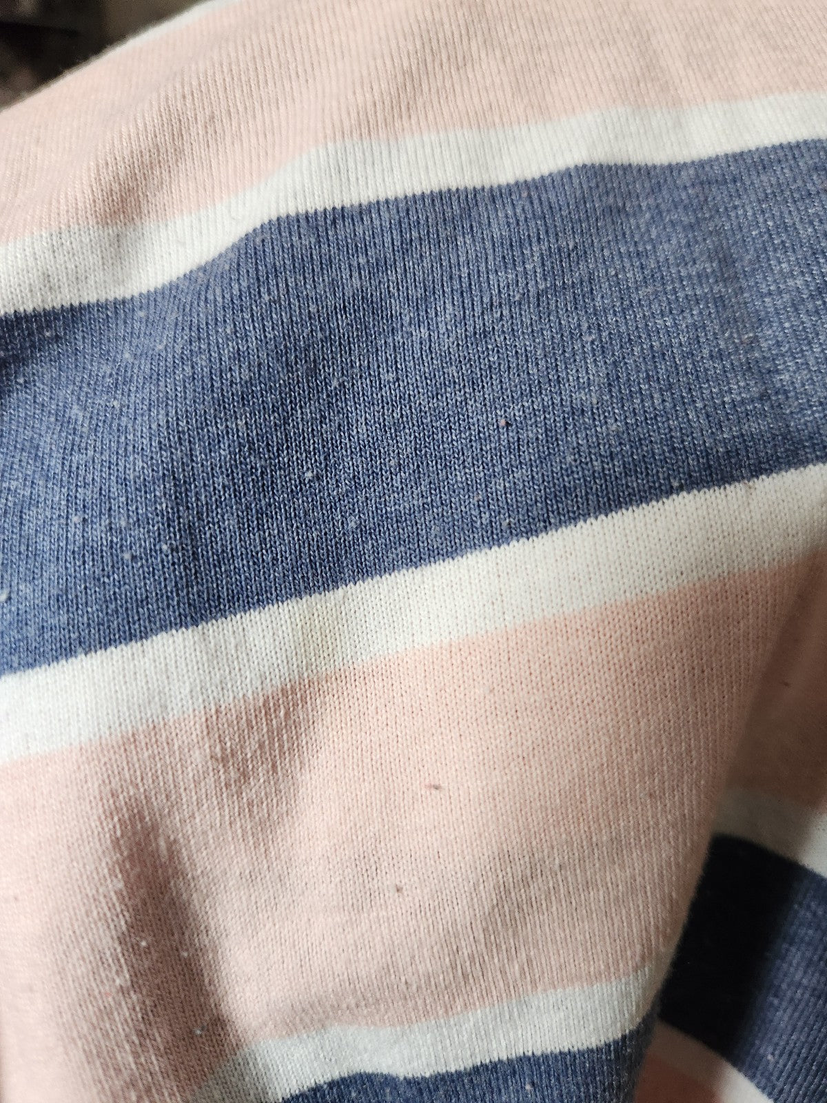 90s Blue and Pink Three Quarter Sleeve Tee