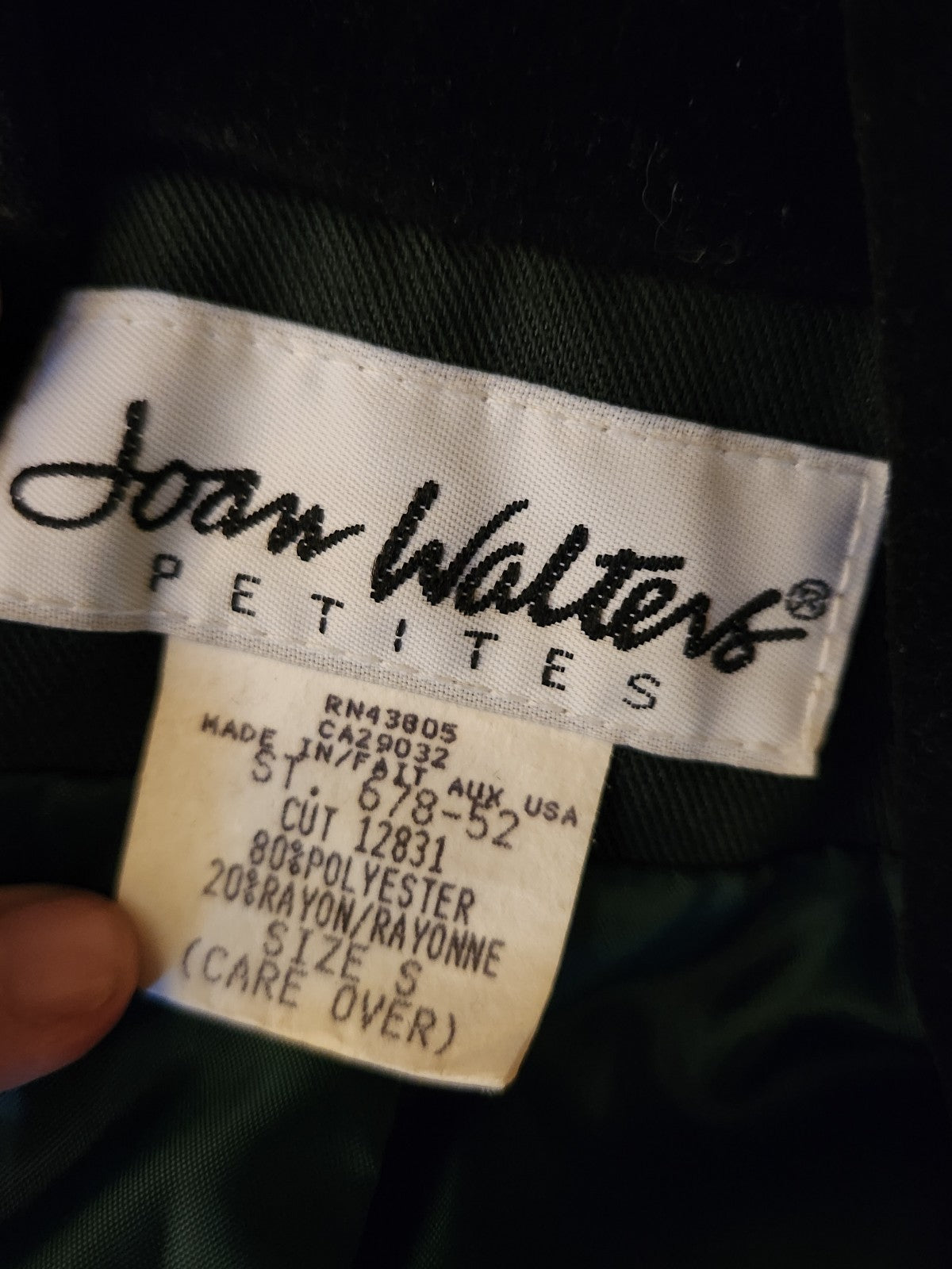 90s Green and Black Blazer