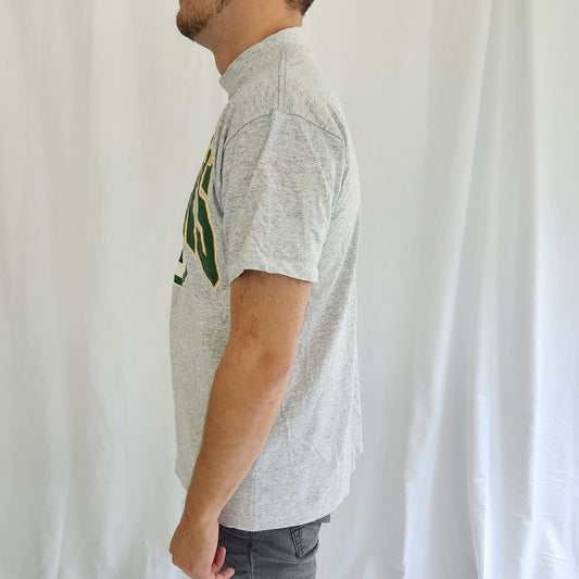 90s Green Bay Packers Gray Tee