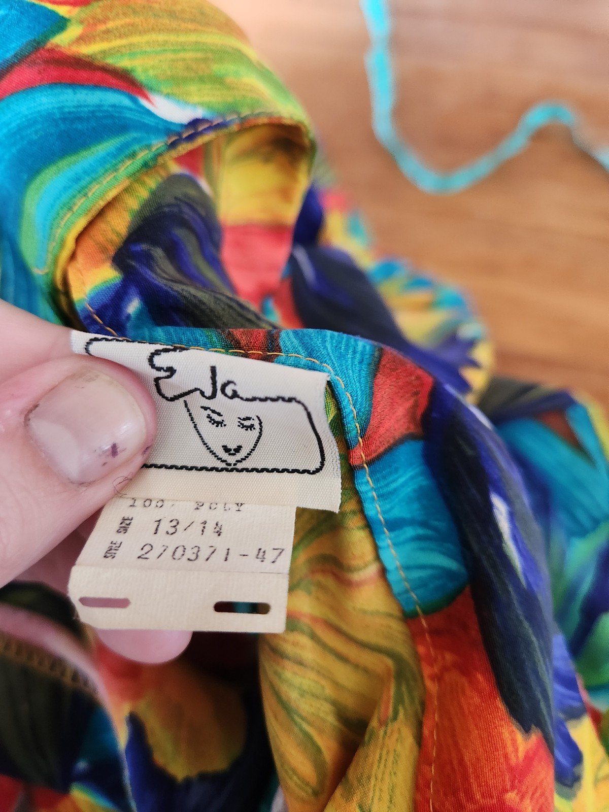 80s Bright Floral Skirt Set