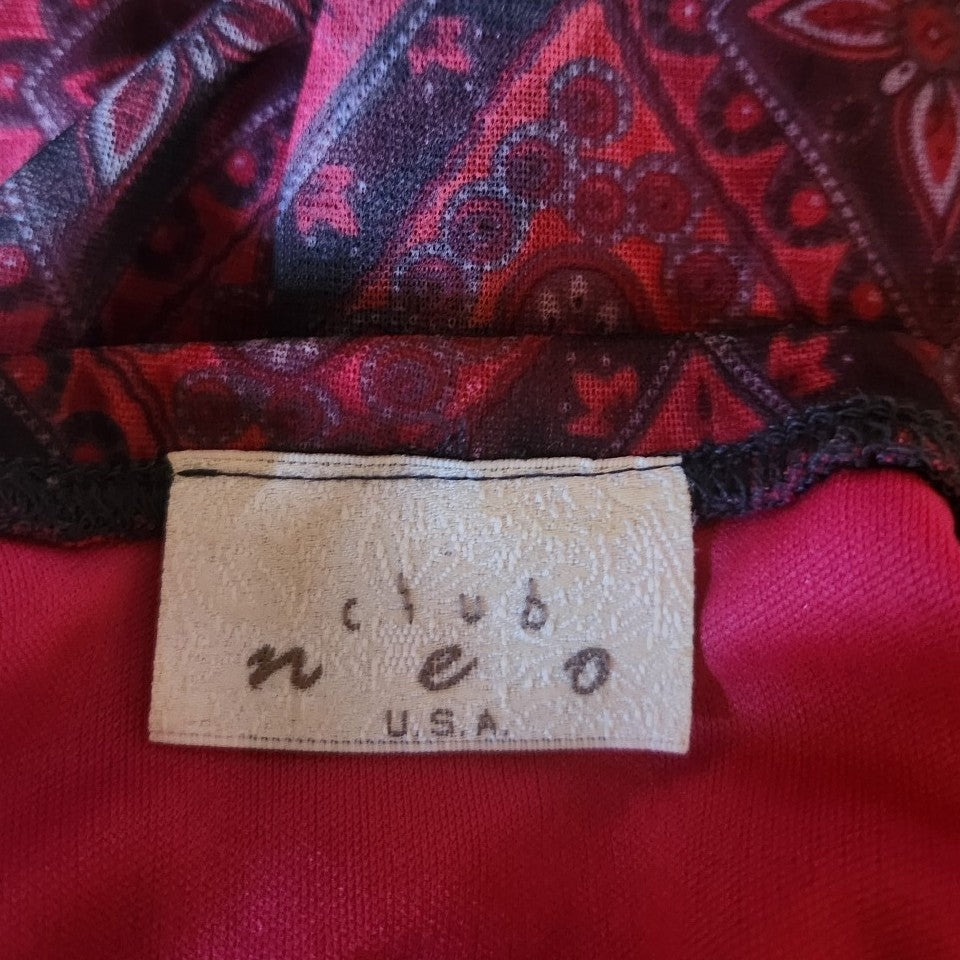 Y2K Red Pencil Skirt