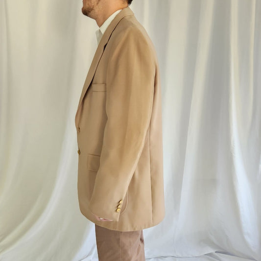 Vintage Tan Two Button Blazer
