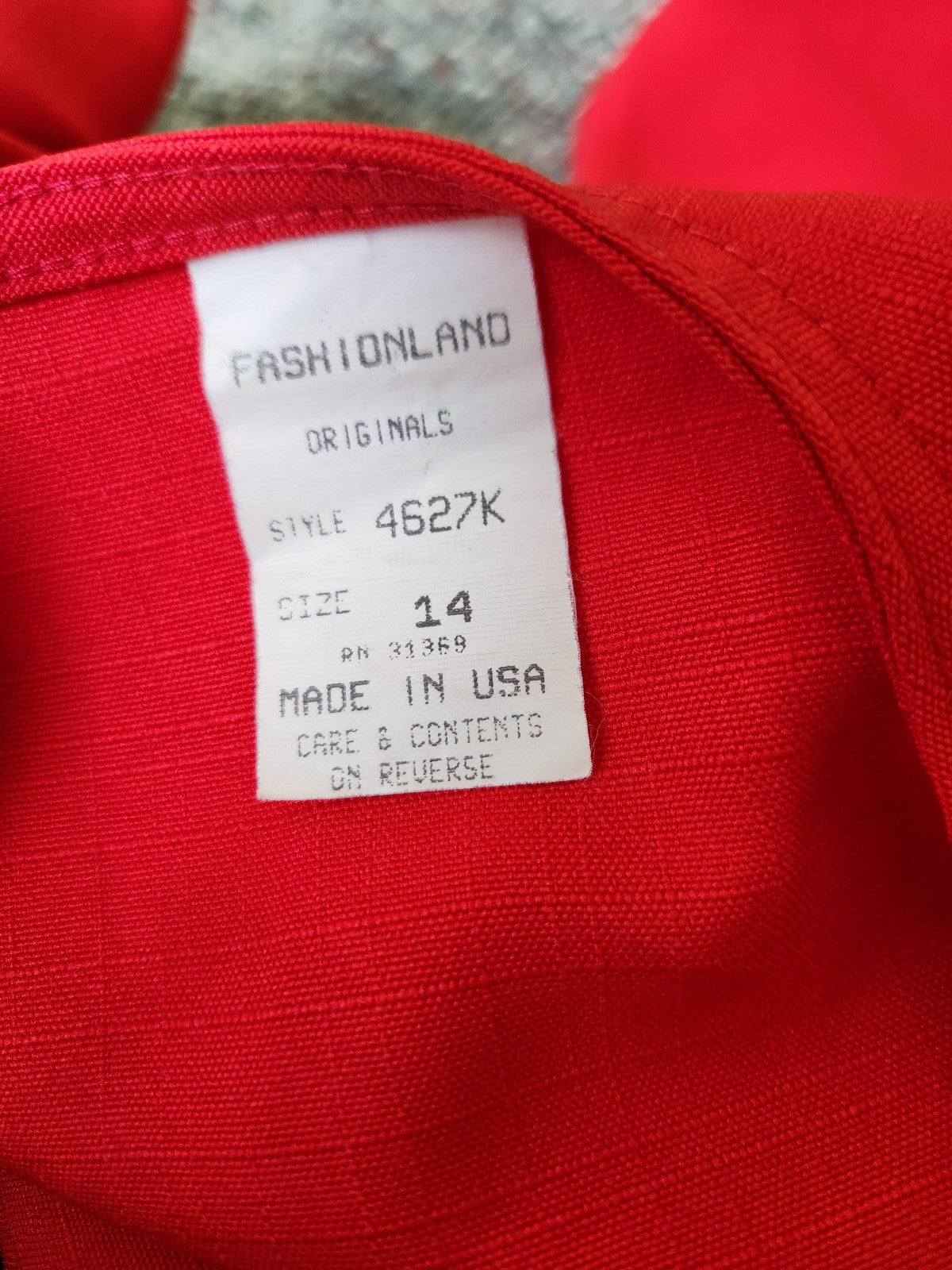 80s Red Cropped Double Breasted Jackets