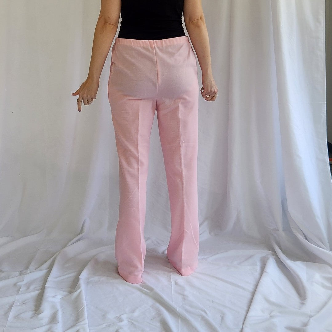 70s/80s Pink Polyester Pants