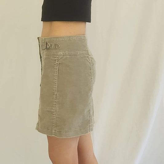 Y2K Gap Corduroy Mini Skirt