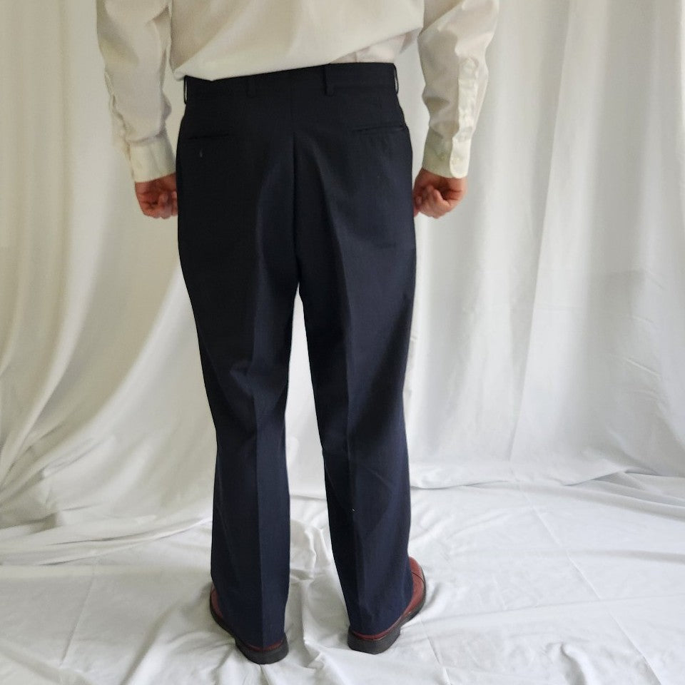 90s Blue Pinstripe Suit