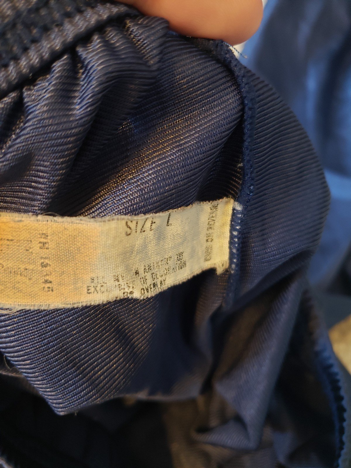 90s Navy Blue Slip Skirt