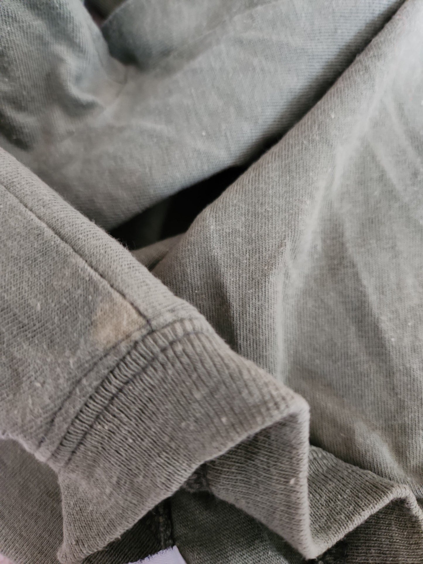 80s Green Cropped Tie Front Tee