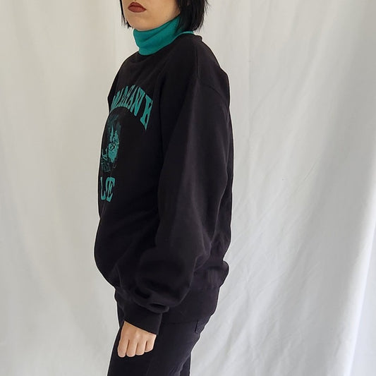 90s Tomahawk Wisconsin Snowmobile Turtleneck Sweatshirt