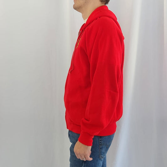 80s/90s Red Boy Scouts of America Zip Up Hoodie