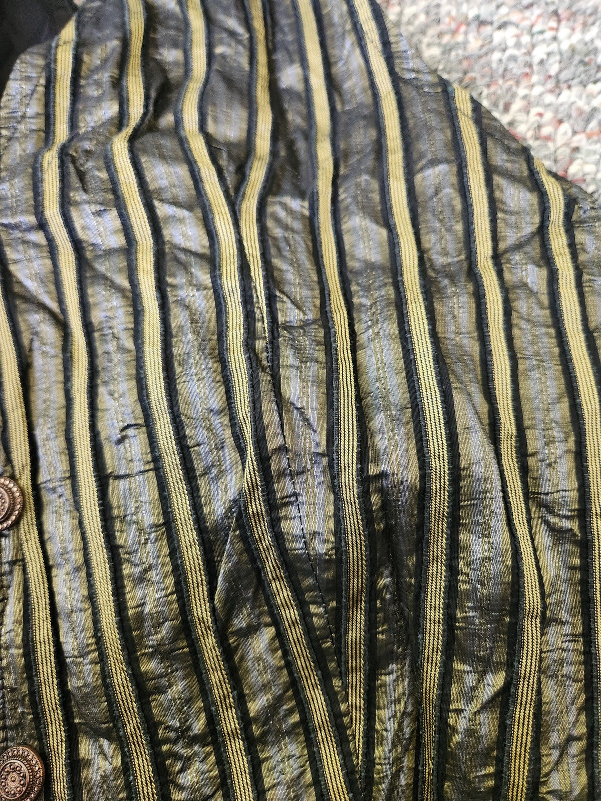 80s Green and Black Vest