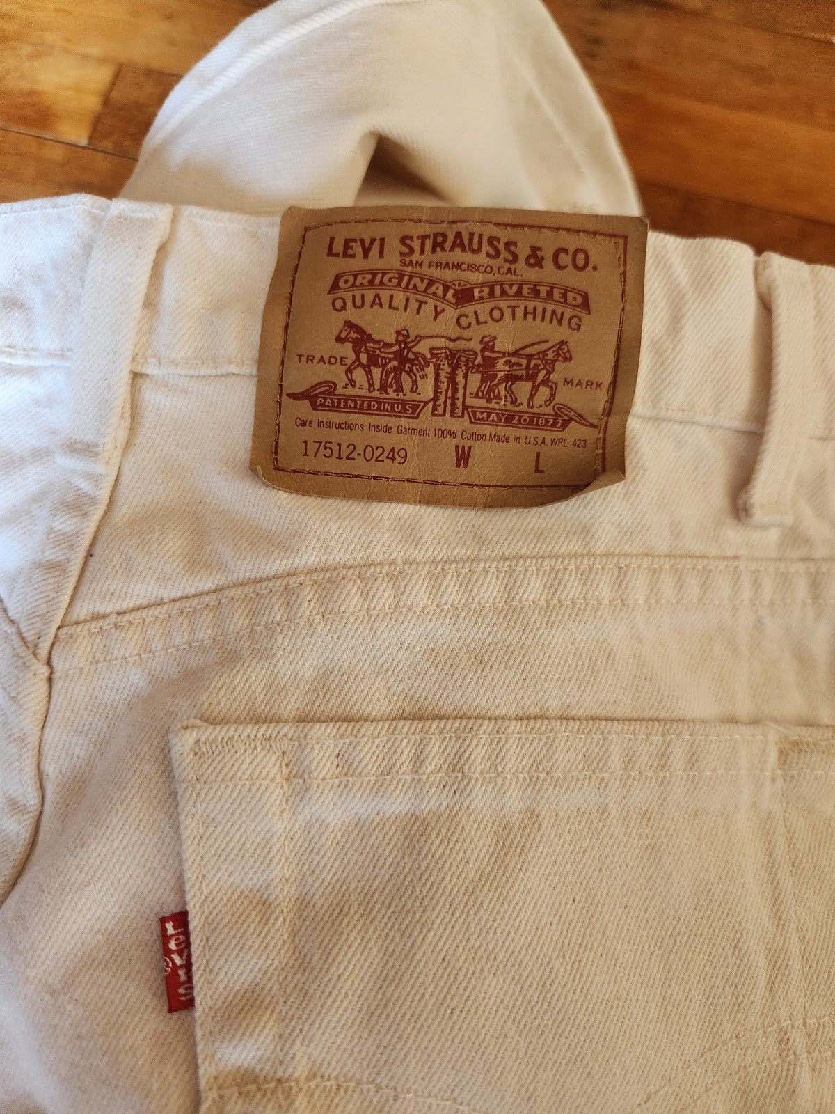 1993 Ivory Levi's Jeans