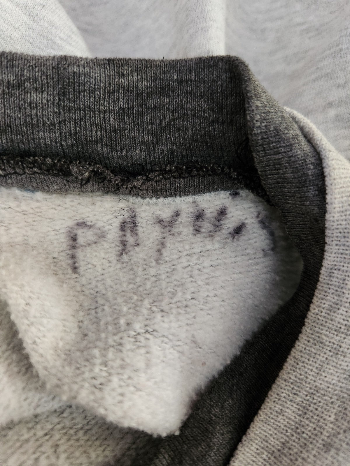 90s Gray Crow Grandmacore Sweatshirt