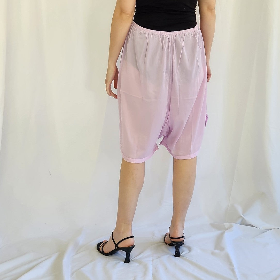 70s/80s Purple Nylon Slip Shorts