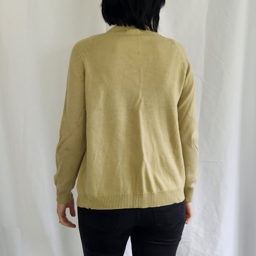 80s Red and Black Collared Sweater