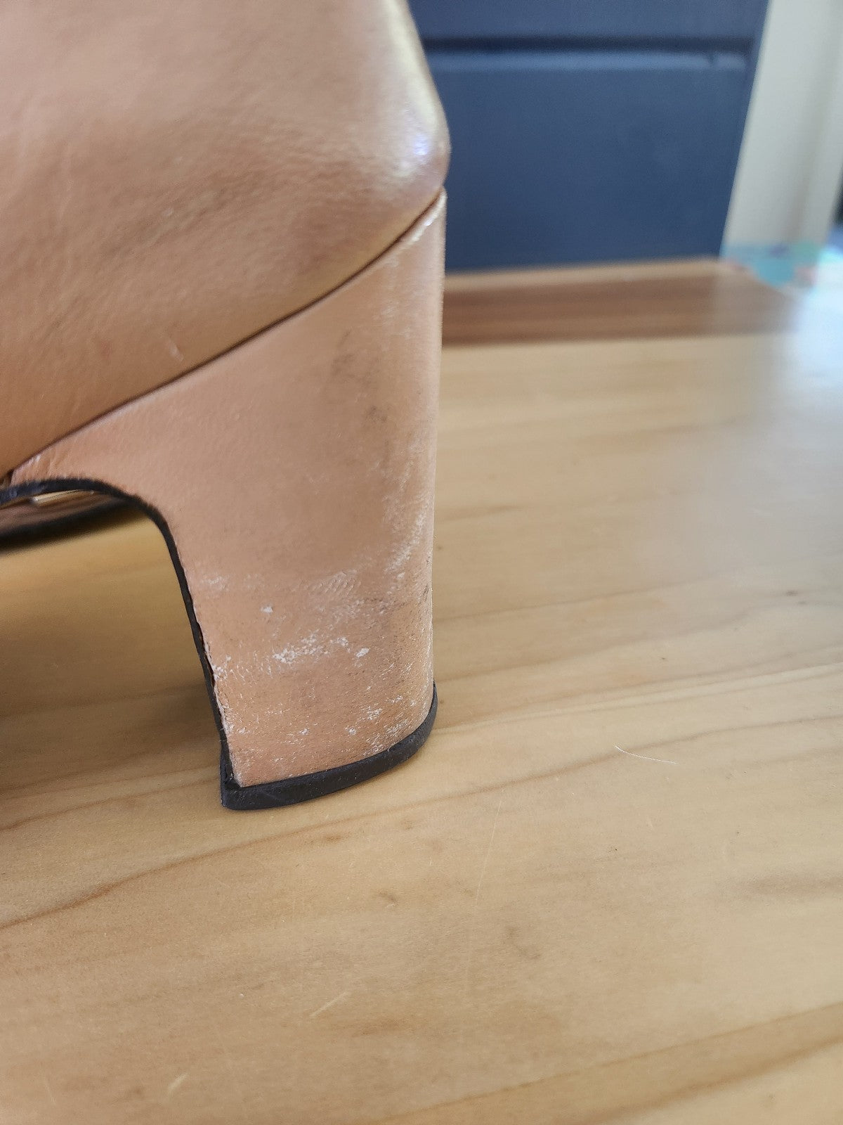 70s Faux Leather Heels