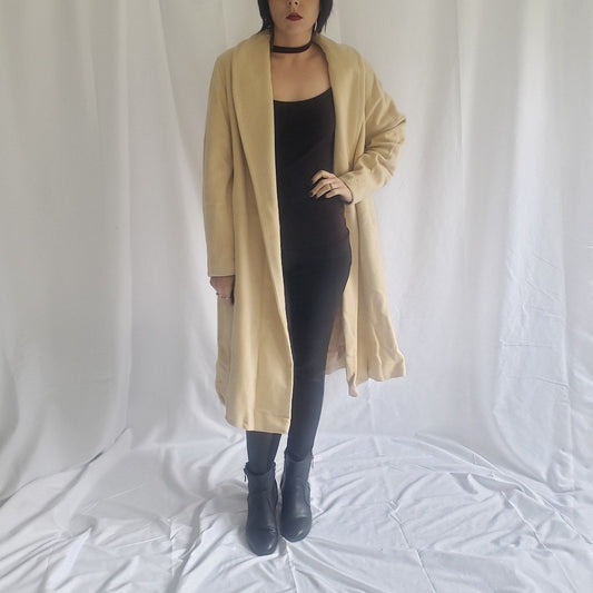 60s Beige Cashmere Coat