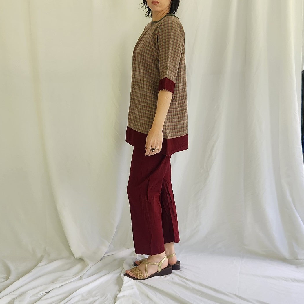 Vintage Home Made Renaissance Fair Top and Pants Set