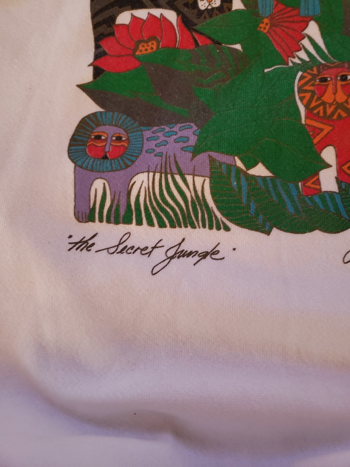 90s Laurel Burch The Scret Jungle Sweatshirt