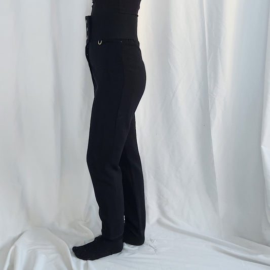 90s Black Ski Base Layer Pants