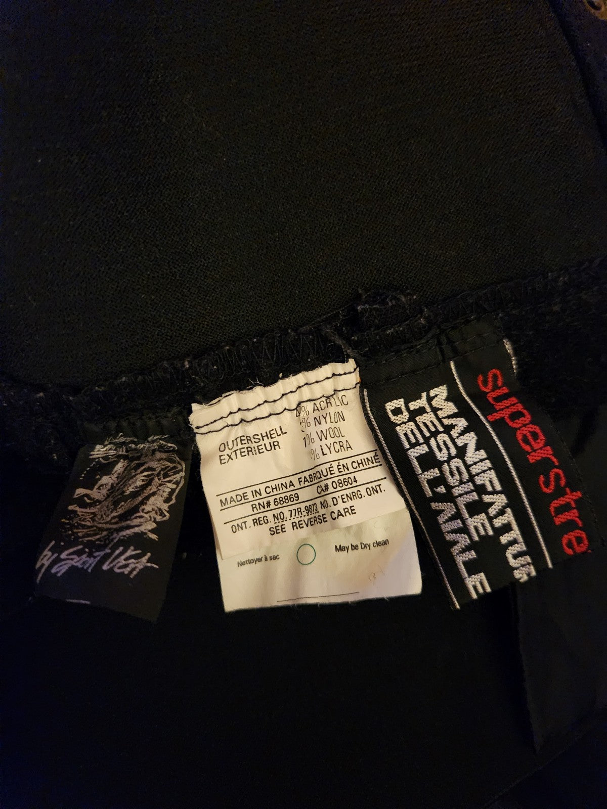 90s Black Ski Base Layer Pants