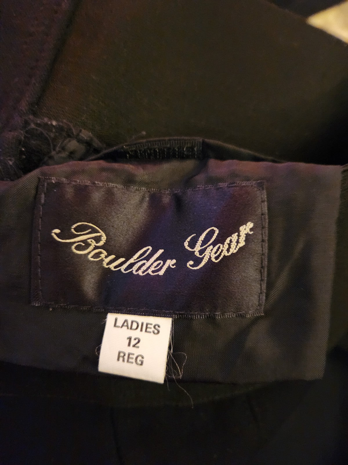 90s Black Ski Base Layer Pants