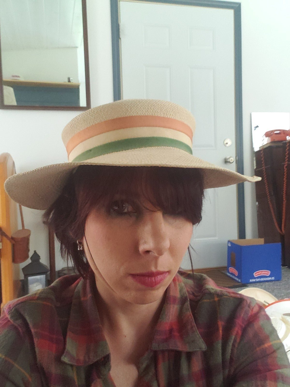 Vintage Ladies Boating Hat