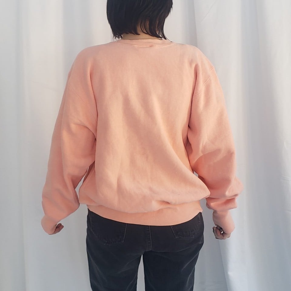 90s Pink Wisconsin Crew Neck Sweatshirt