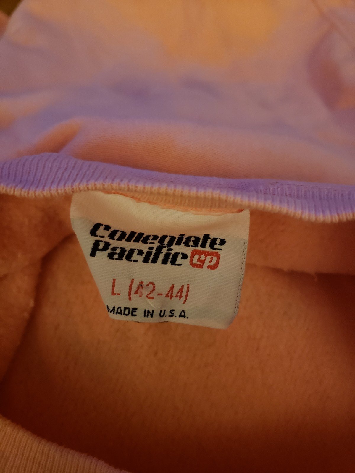 90s Pink Wisconsin Crew Neck Sweatshirt