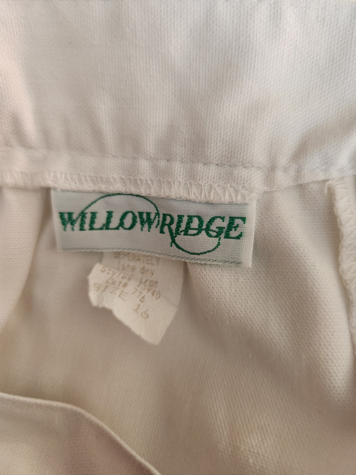 80s White Midi Skirt