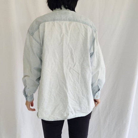 90s Eddie Bauer Denim Button Down Shirt